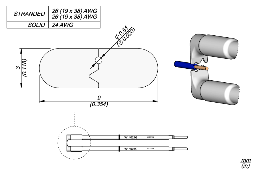 W14024G - 24G Cartridges Ø 0.51mm